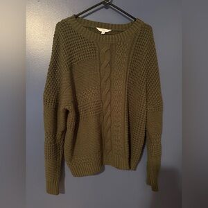 Women's Olive Green knit Sweater
